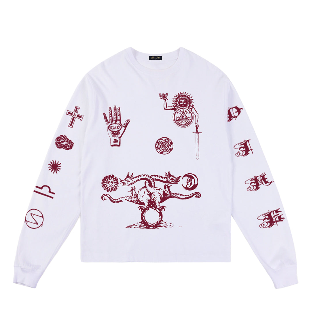 Sigil Ls Tee White