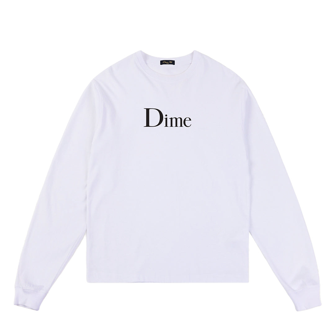 Classic Big Logo Ls Tee White