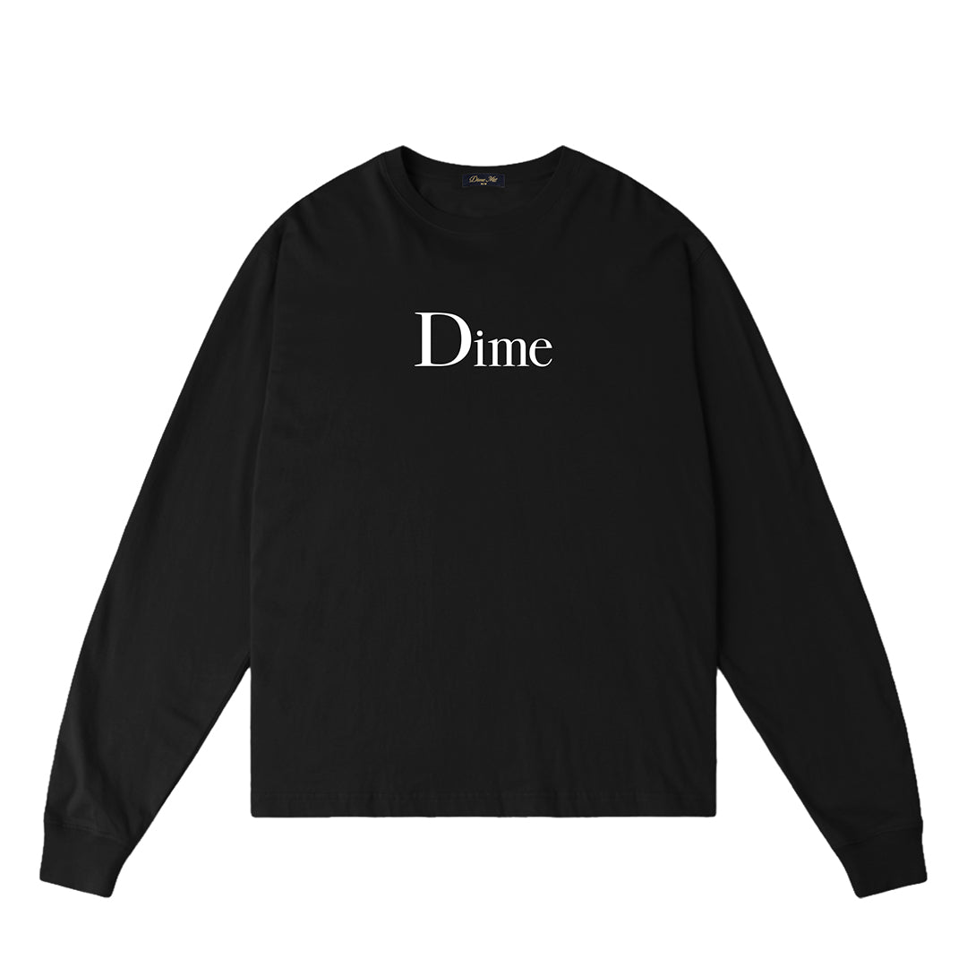 Classic Big Logo Ls Tee Black