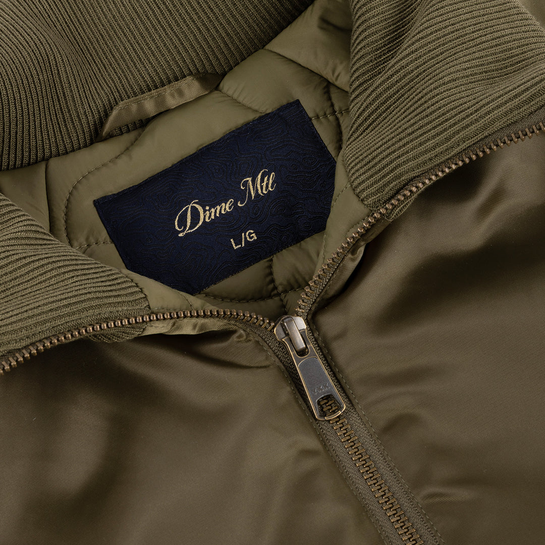 Utility Bomber Jacket Olive