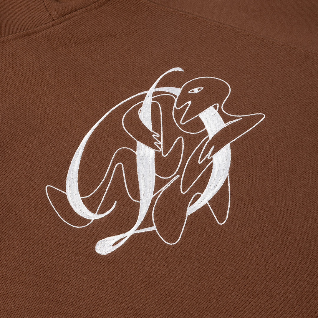 Hug Hoodie Brown