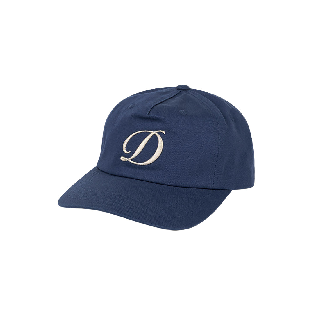 Cursive D Worker Cap Blue