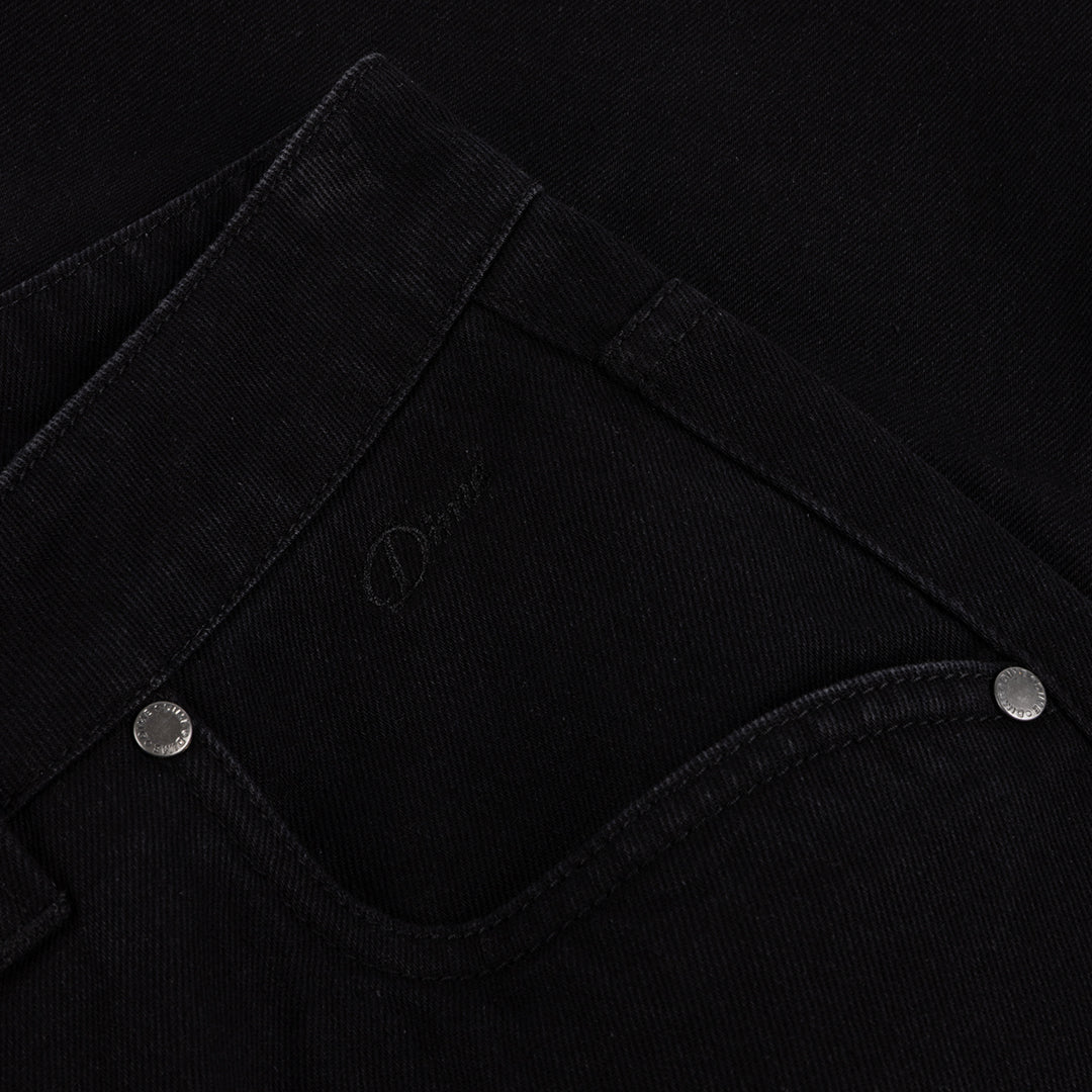 Baggy Denim Pants Black