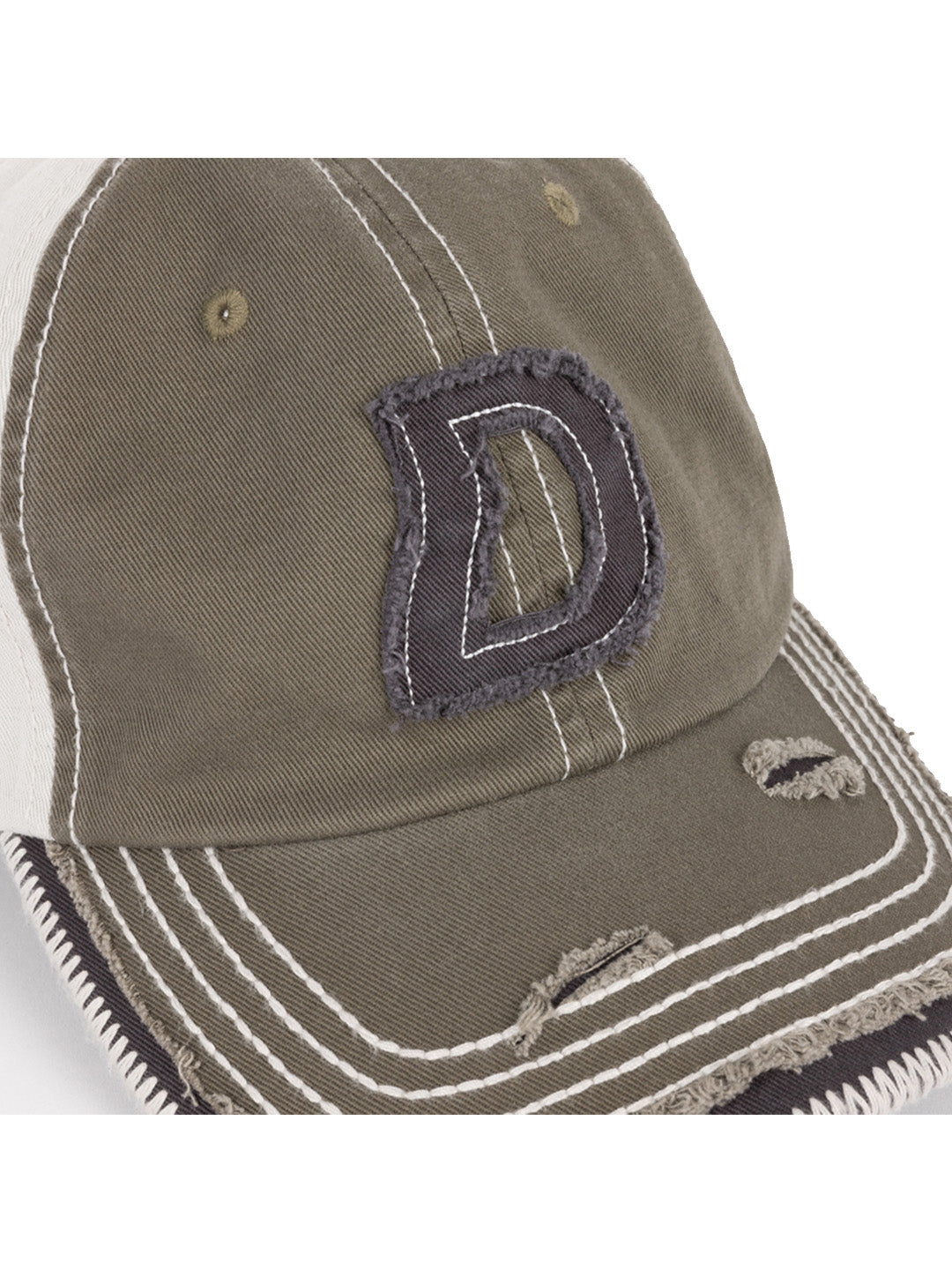 Wavy D Low Pro Cap Olive