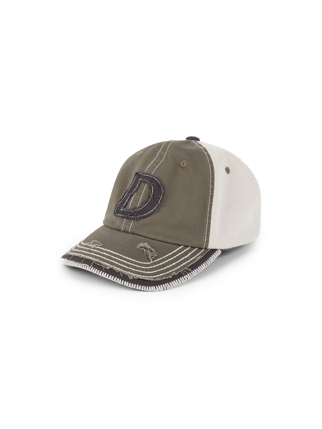 Wavy D Low Pro Cap Olive