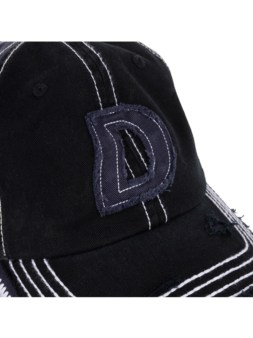 Wavy D Low Pro Cap Black