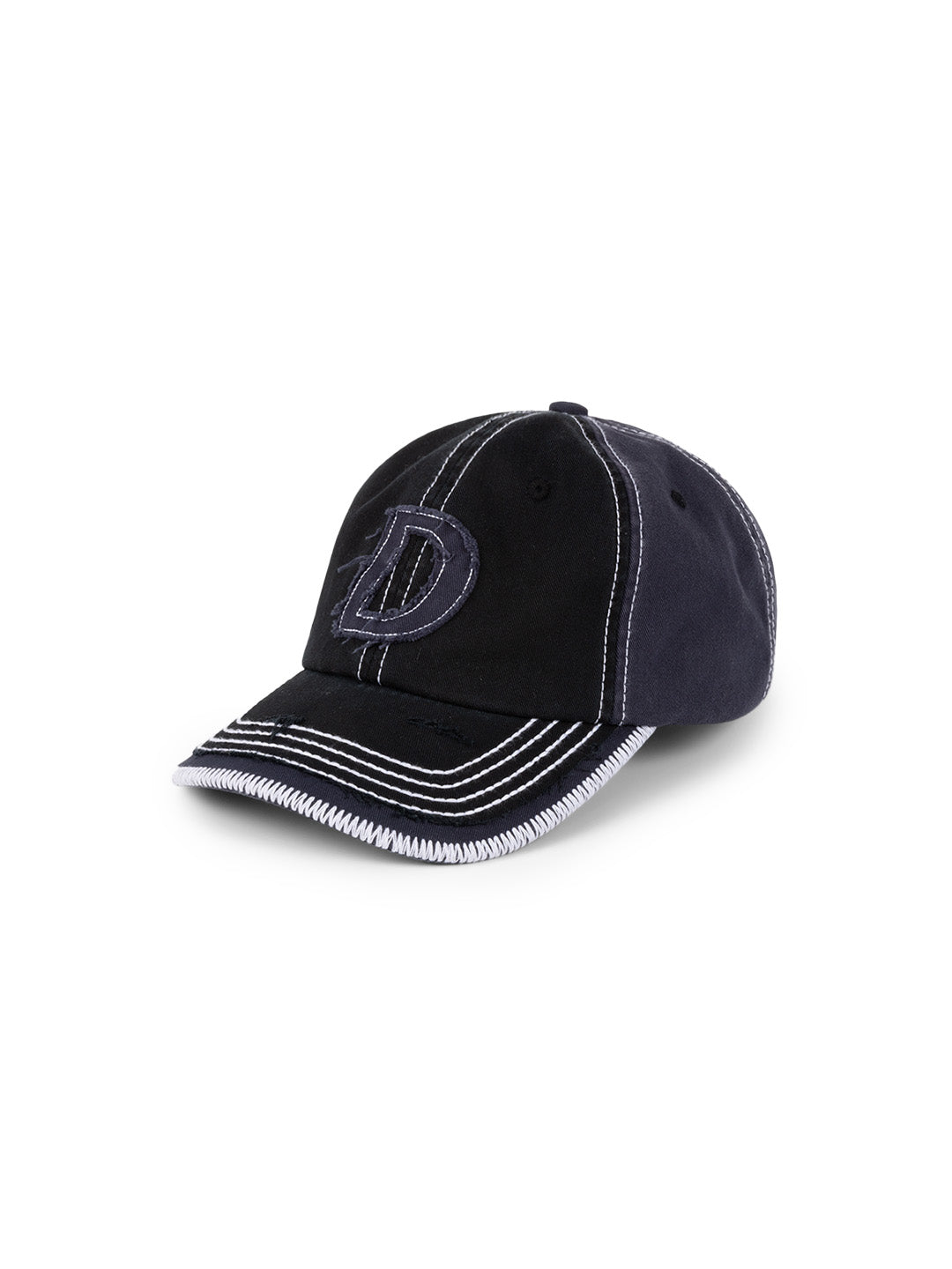 Wavy D Low Pro Cap Black