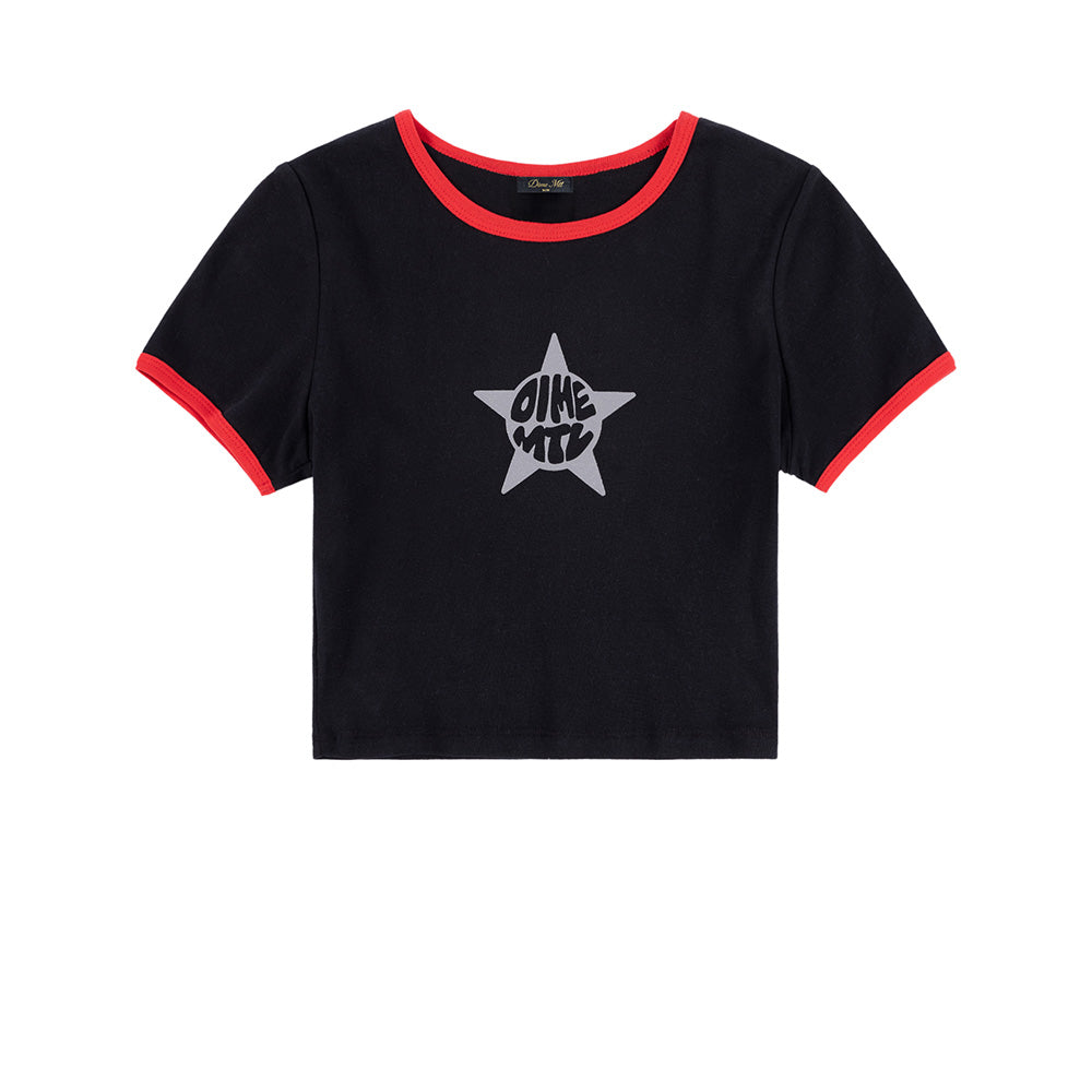 DIME STAR BABY TEE BLACK