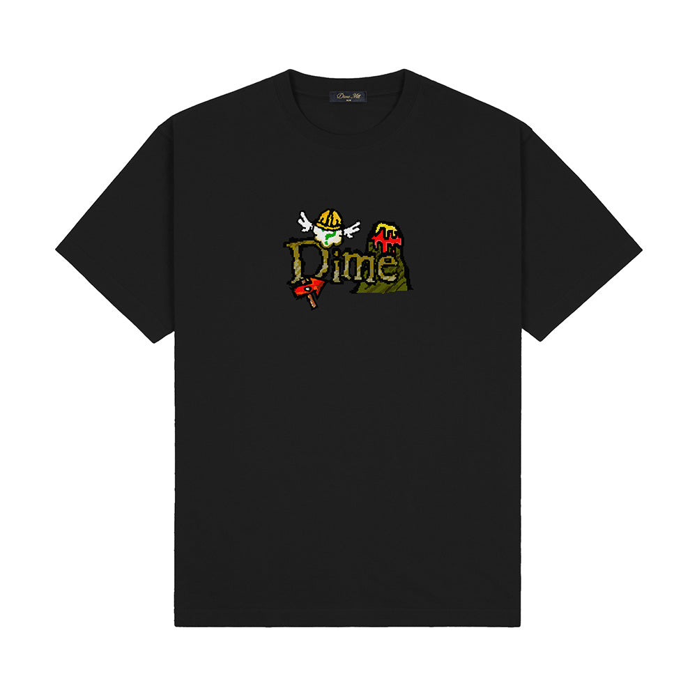 DIME CLASSIC FUZZY TEE BLACK