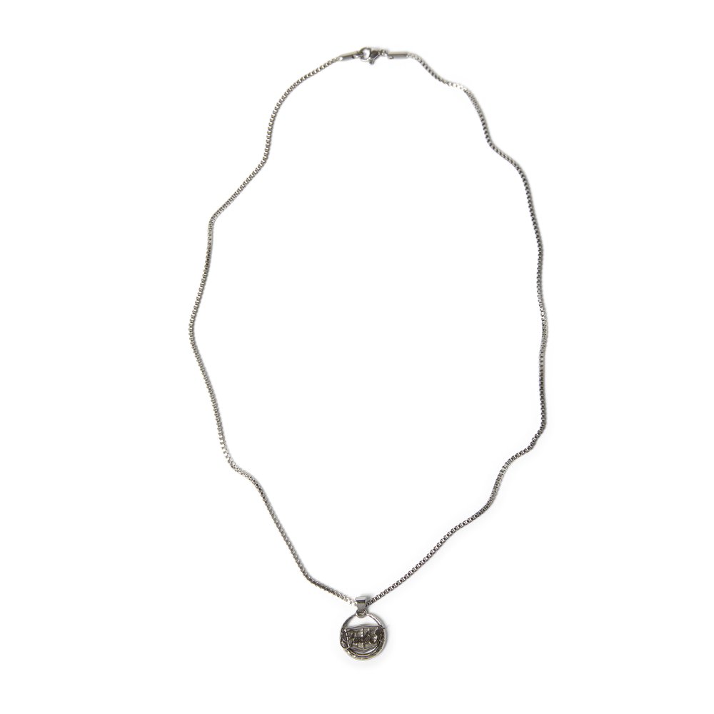 HUF EMBLEM PENDANT SILVER