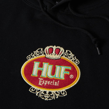 HUF ESPECIAL HOODIE BLACK