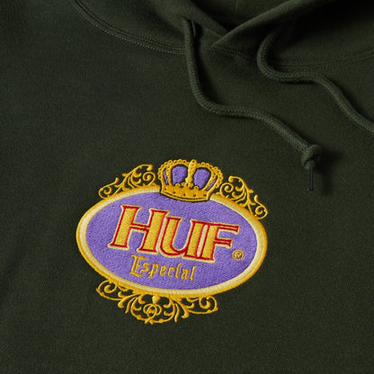 HUF ESPECIAL HOODIE DARK GREEN