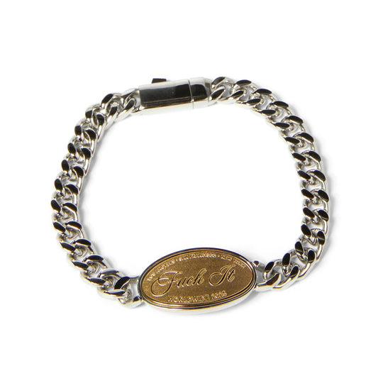 HUF FUCK IT BRACLET SILVER