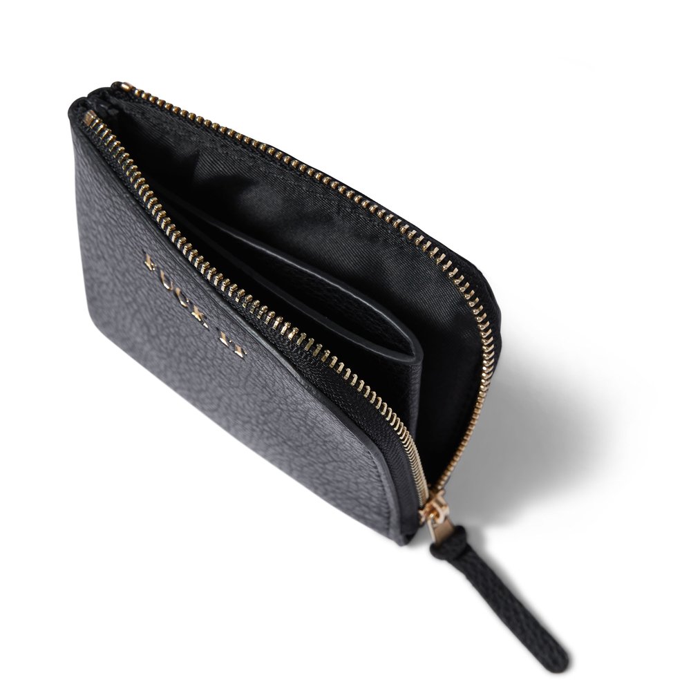 HUF FUCK IT ZIP WALLET BLACK