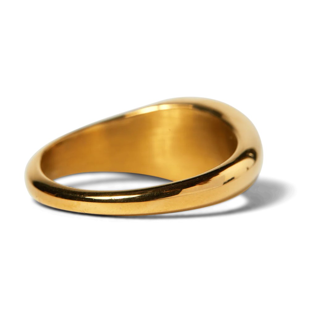 HUF FUCK IT SIGNET RING GOLD