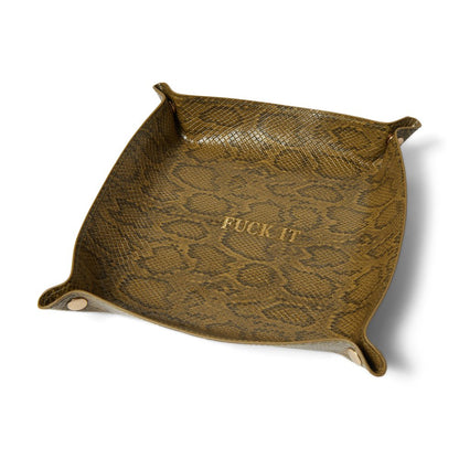 HUF FUCK IT SNAKESKIN CATCHAL GREEN