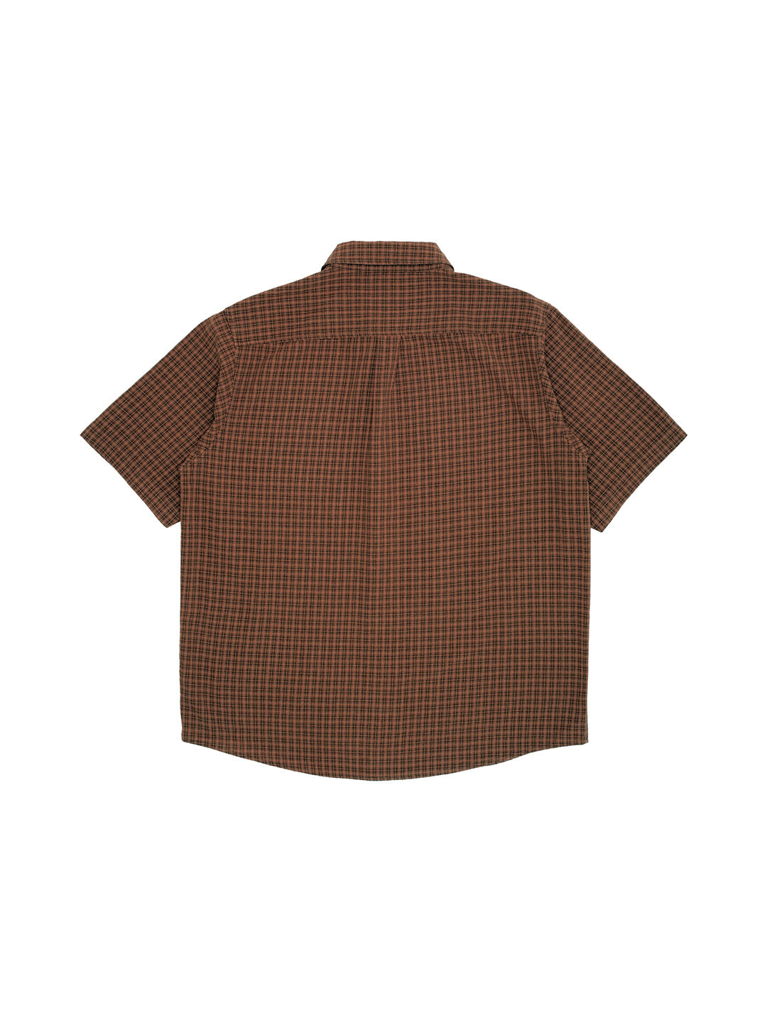 Short Sleeve Button Down Brown
