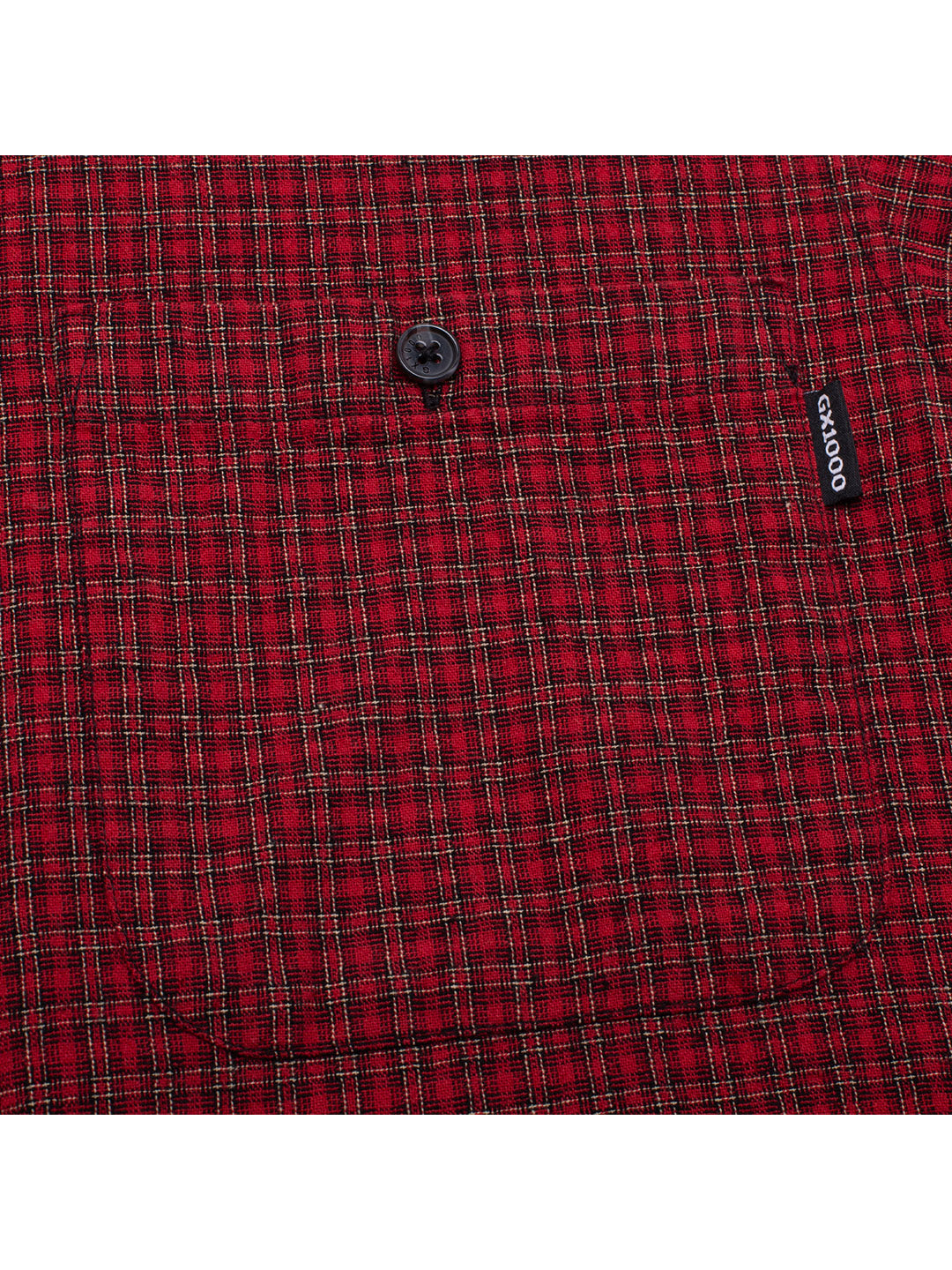 Short Sleeve Button Down Burgundy