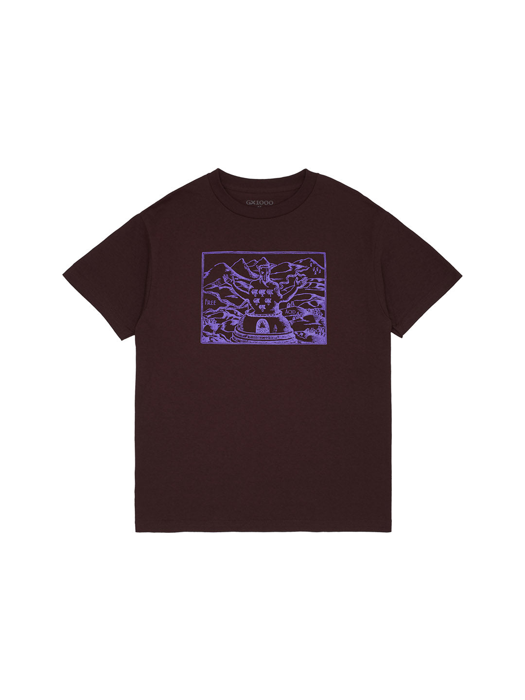 Free ACID Tee Brown