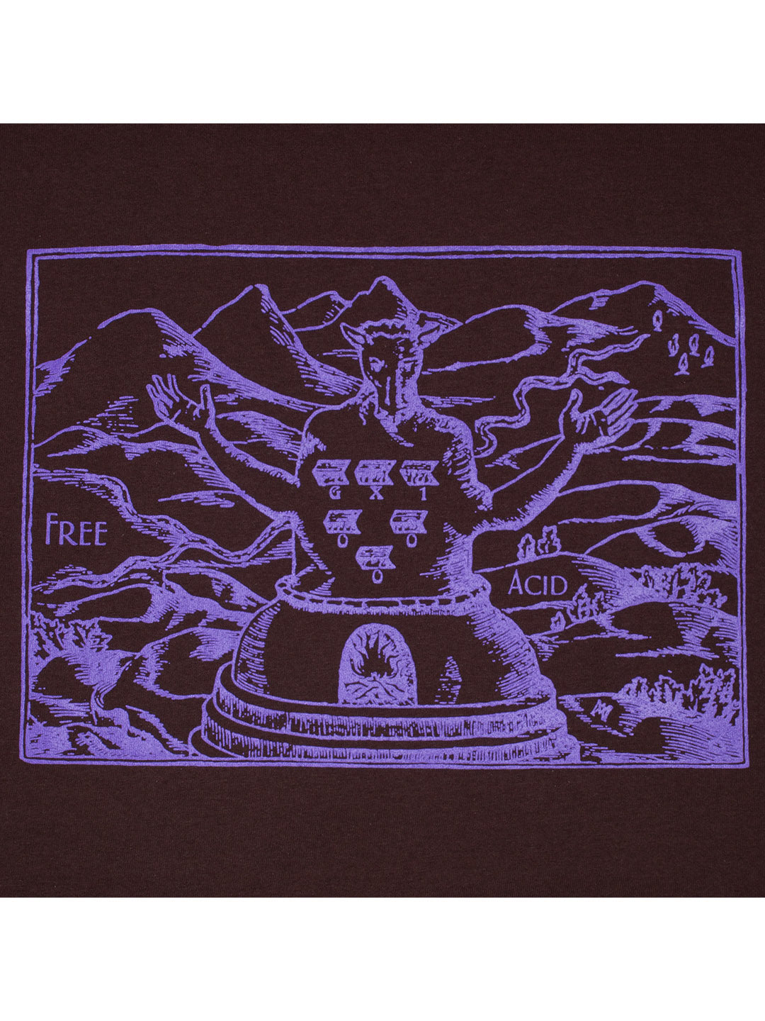 Free ACID Tee Brown