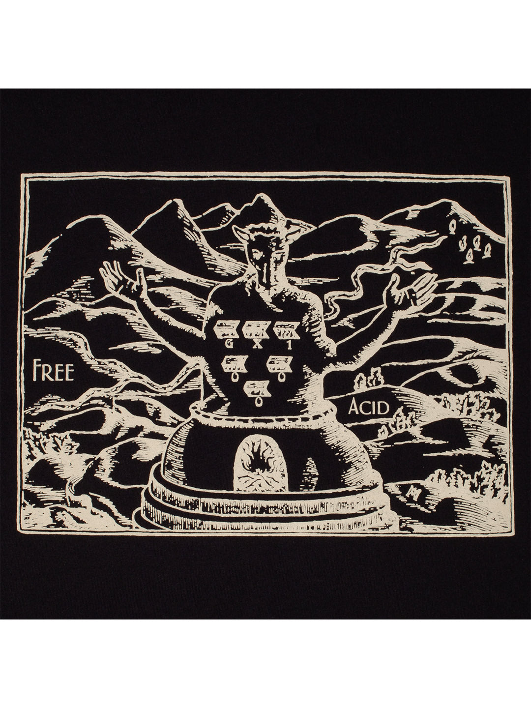 Free ACID Tee Black
