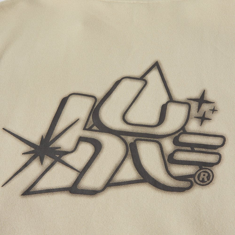 HUF GLOW HOODIE CREAM