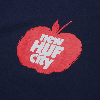 HUF GOLDEN APPLE TEE NAVY