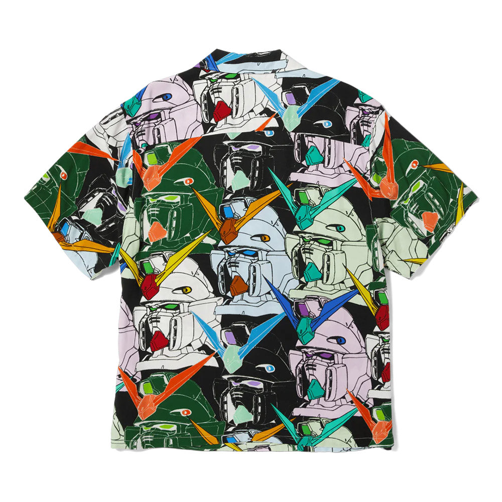 HUF X GUNDAM HEADS RESORT SHIRT