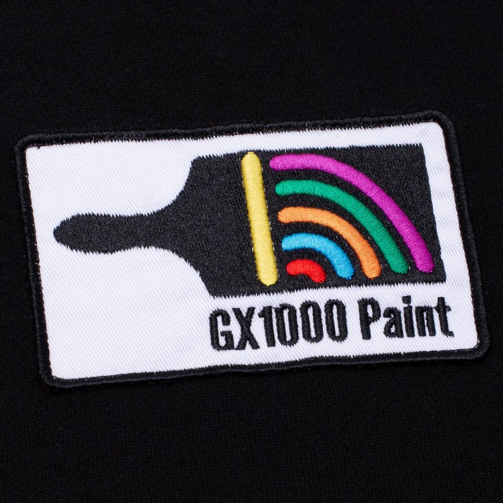 GX1000 PAINT HOODIE BLACK