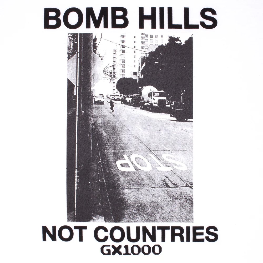 GX1000 BOMB HILLS NOT COUNTRIES WHITE