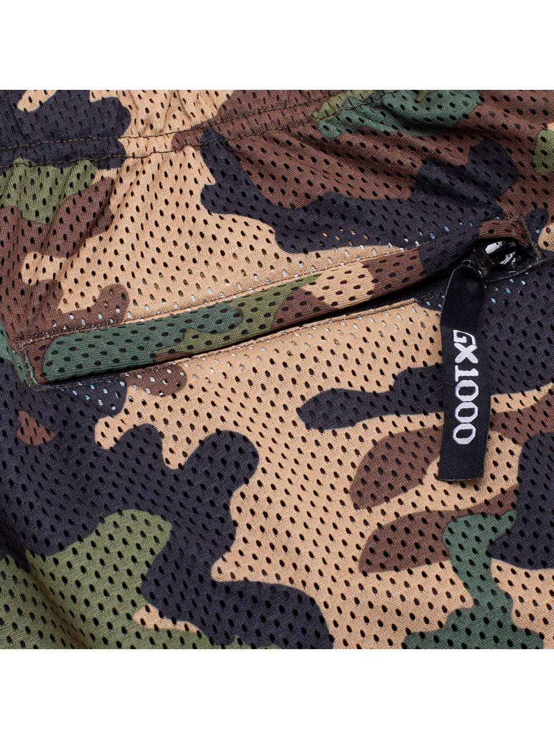 Mesh Shorts Green Camo