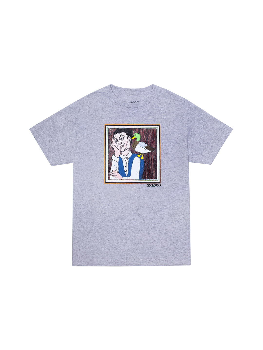 Man With Duck Tee Grey