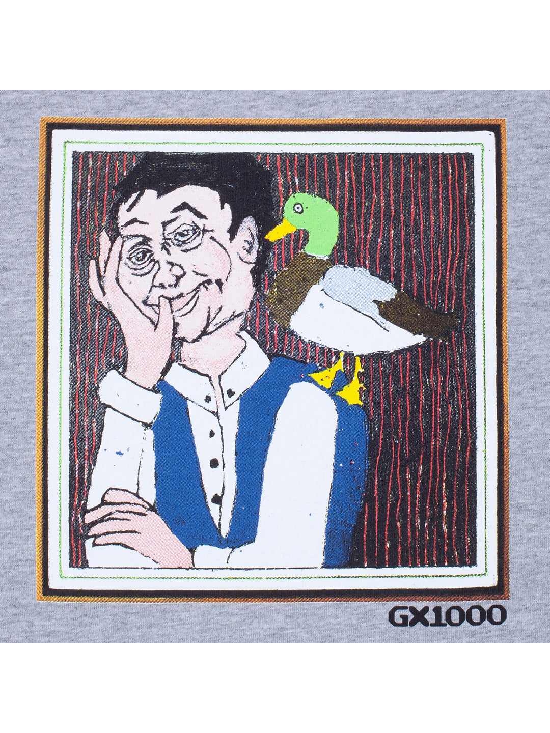Man With Duck Tee Grey