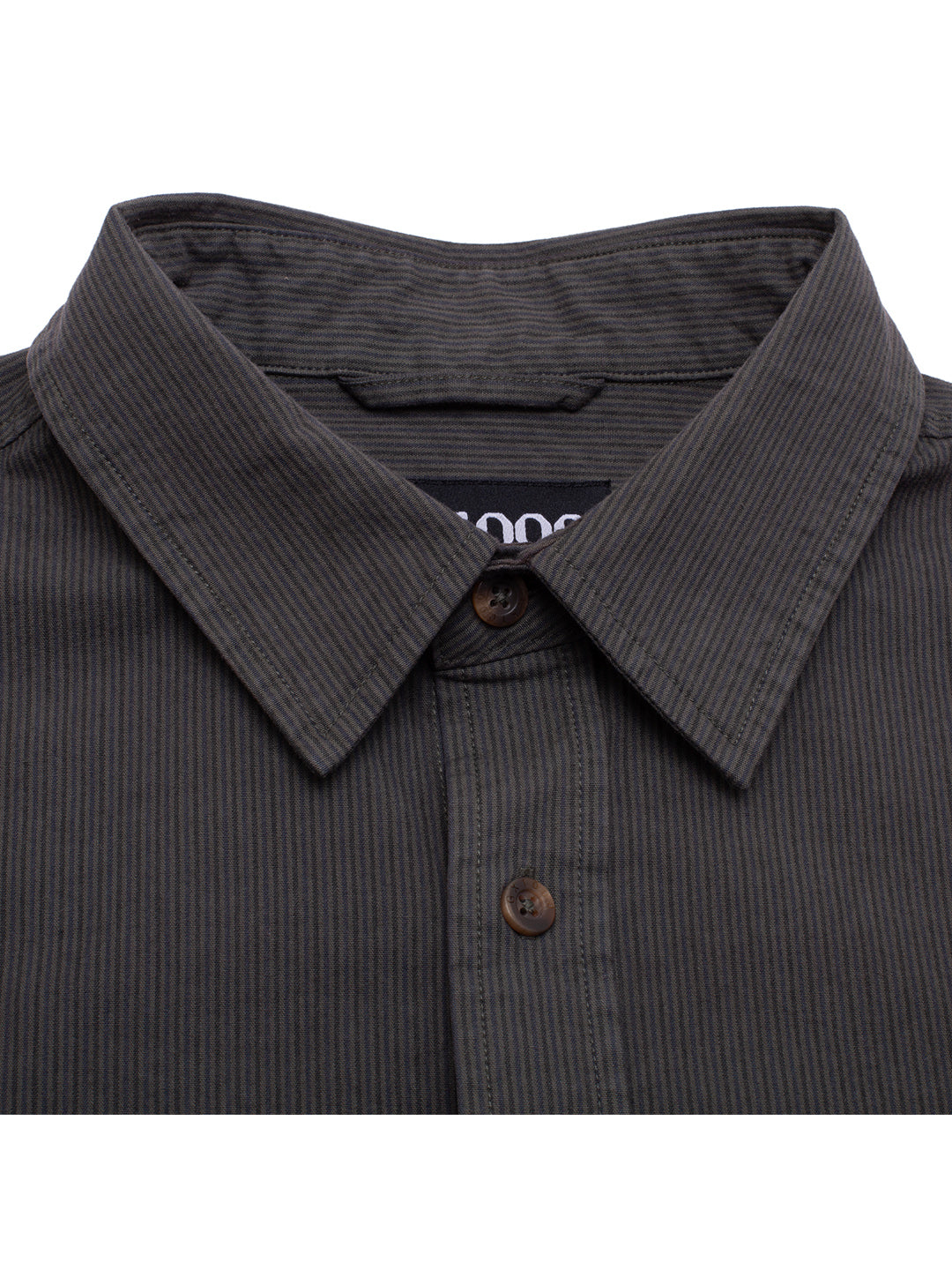 Short Sleeve Button Down Brown