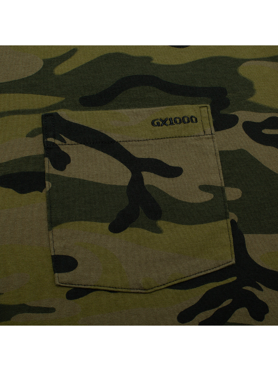 Pocket Tee Green Camo