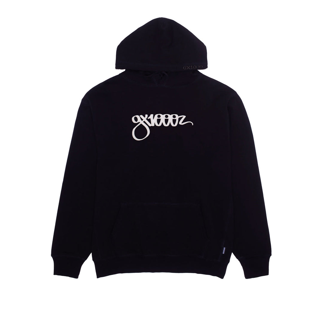 Script Hoodie Black