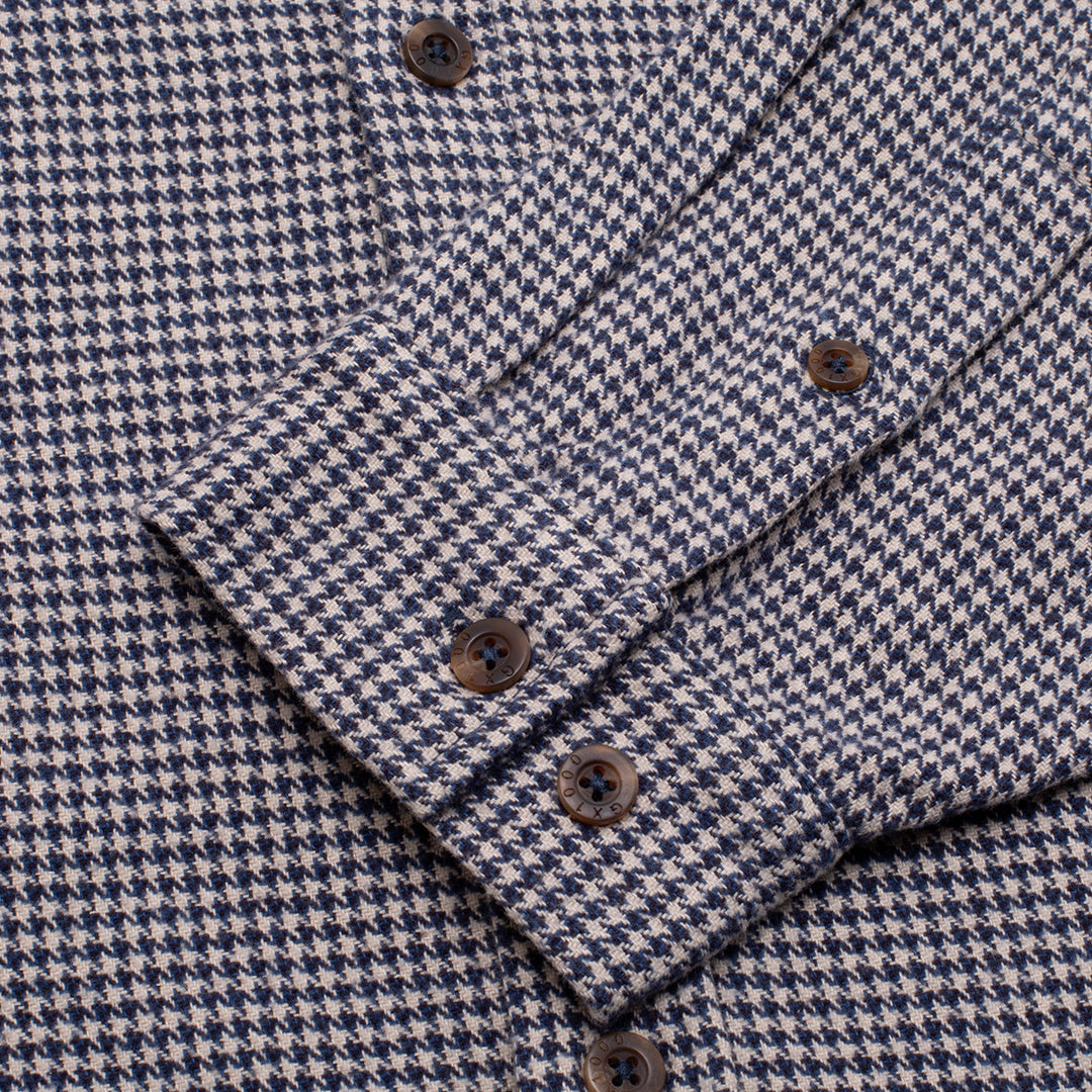 LS Button Down Hounds Blue