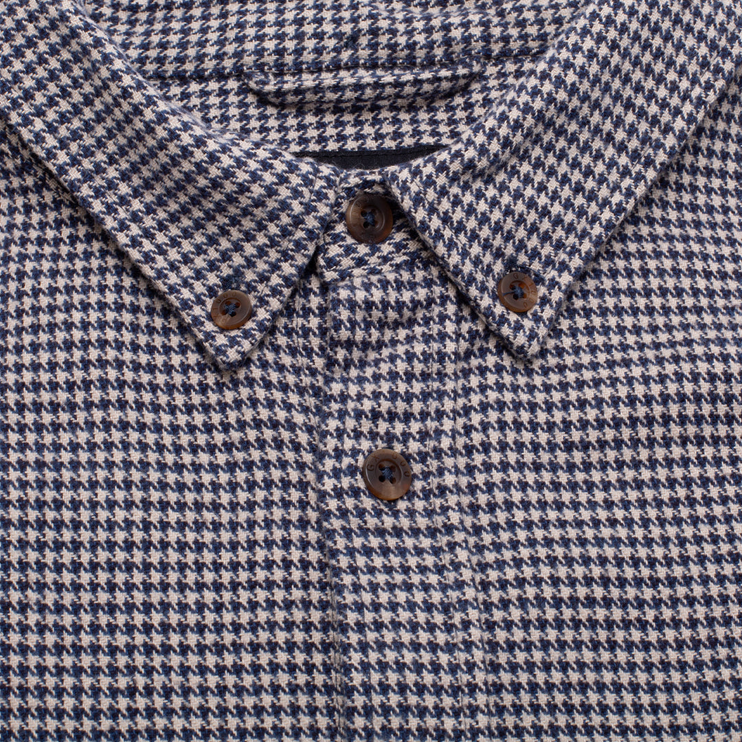 LS Button Down Hounds Blue
