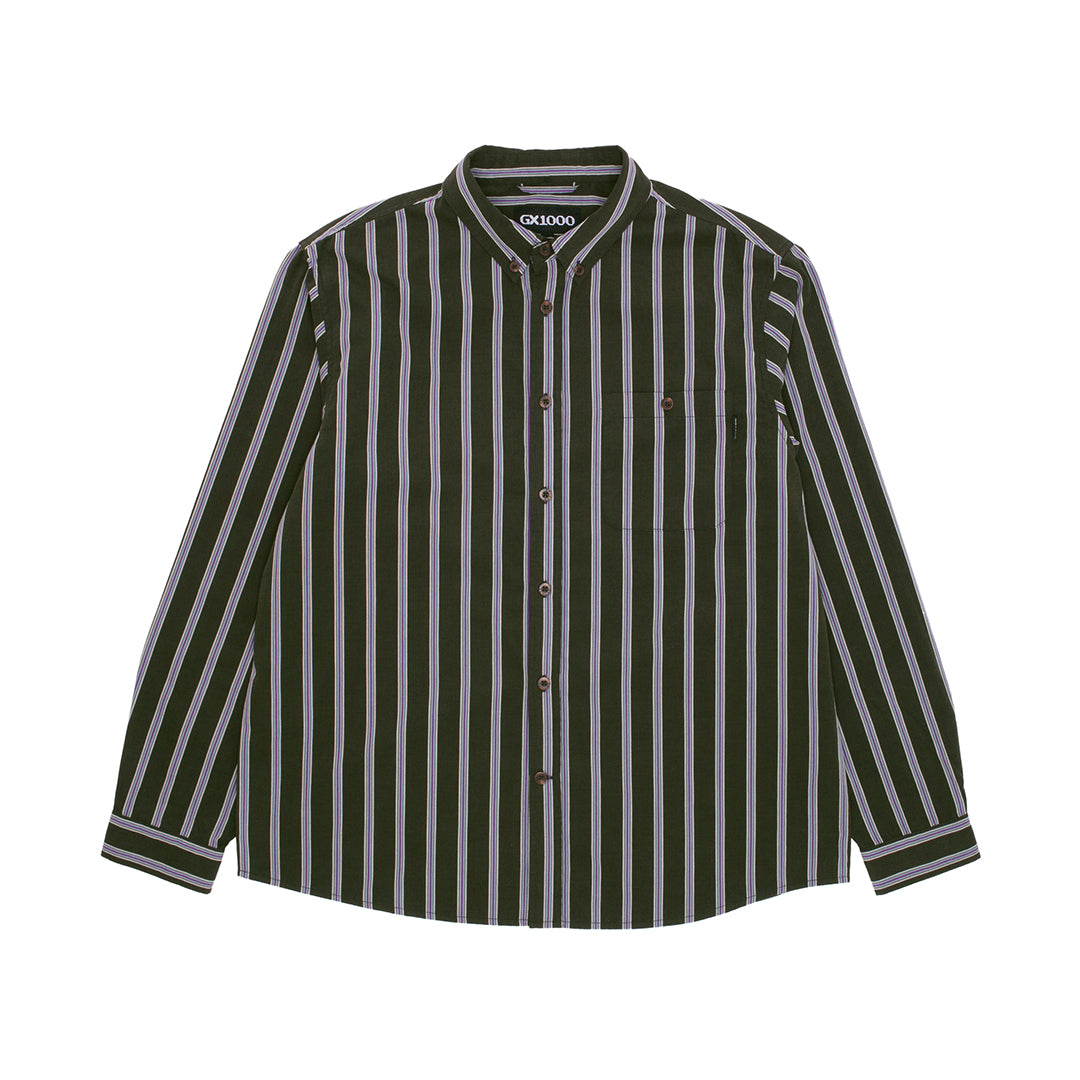 LS Button Down Olive