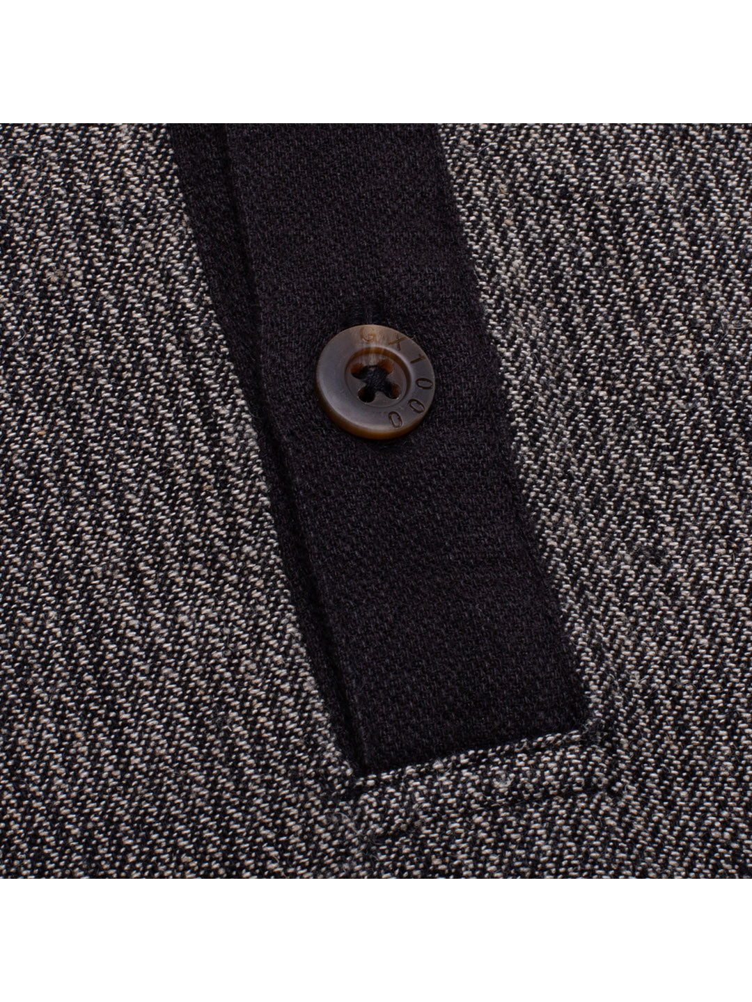 Polo Linen Shirt Black