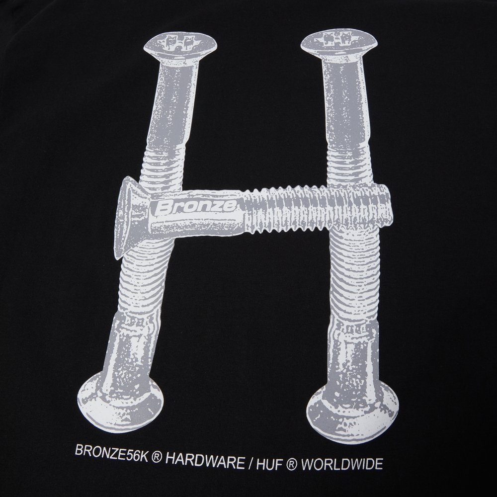 HUF X BRONZE H BOLTS TT TEE BLACK