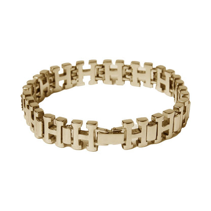 HUF H LINK BRACELET GOLD