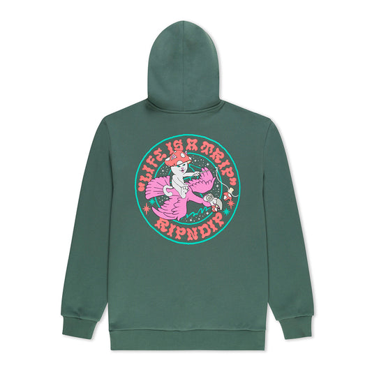 RIPNDIP TAKE A TRIP HOODIE DARK GREEN