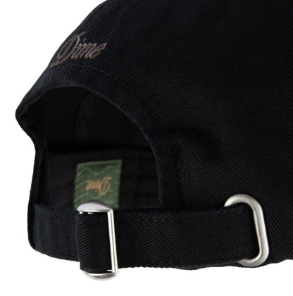 DIME CURSIVE LOW PRO CAP BLACK