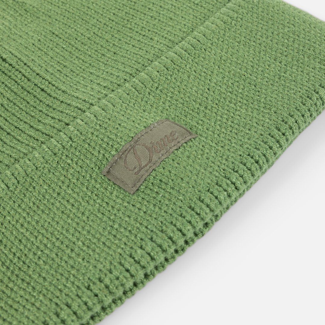Cursive Rib Beanie Olive