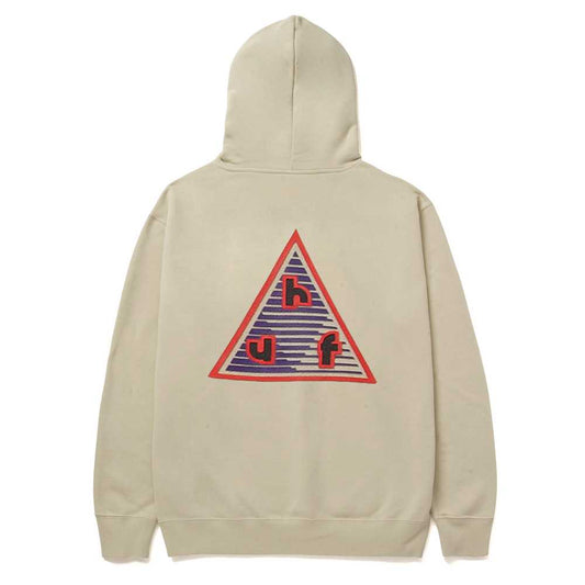 HUF HIGH ADVENTURE HOODIE CREAM