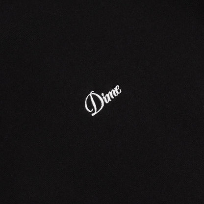 DIME CURSIVE SMALL LOGO HOODIE BLACK