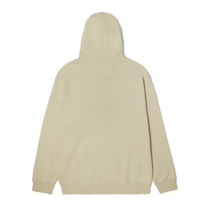 HUF SET TT FULL ZIP HOODIE CREAM