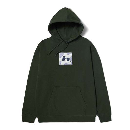 HUF H STAR PO HOODIE DARK GREEN