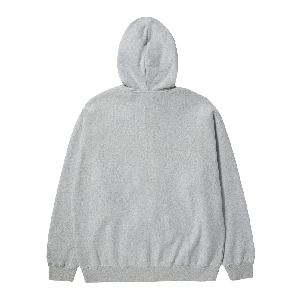 HUF OUTLINES HW FULL ZIP FLEECE GREY